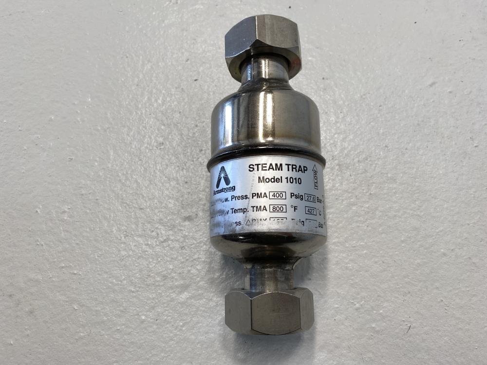 Armstrong 1010 Steam Trap 1/2" NPT, 400 PSIG with Strainer